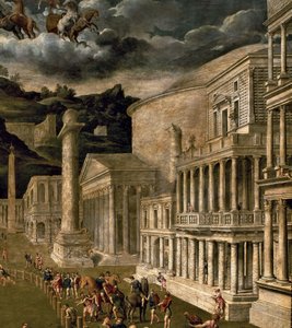 Combattimento di gladiatori (dettaglio 3) da Paris Borden